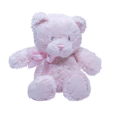 Мягкая игрушка Teddykompaniet Розовый мишка с бантом, 19 см,5343
