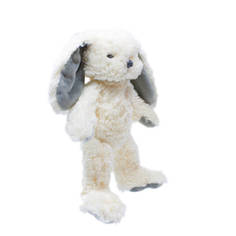 Мягкая игрушка Teddykompaniet кролик Нина, белый, 18 см,2820