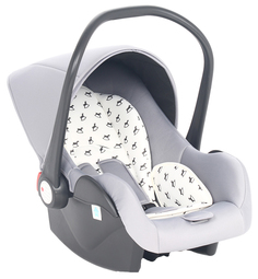 Автокресло-переноска Leader Kids Baby Leader Comfort II Rider Серый/Принт лошадки