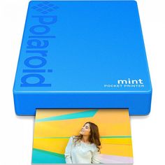 Карманный принтер Polaroid Mint Blue