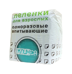Пеленки впитывающие Клинса для взрослых 60 х 60 10 шт.