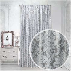 Штора Amore Mio Блэкаут Жаккард 2.0*2.7 см 1 шт Цвет - серый