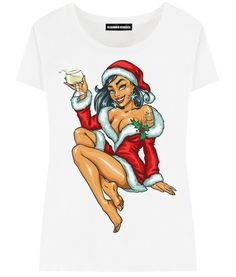 Футболка женская ALEXANDER KONASOV "Снегурочка" белая 2XL