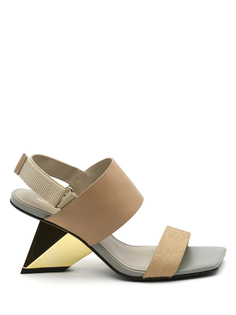 Босоножки женские United nude 75530 бежевые 36 RU