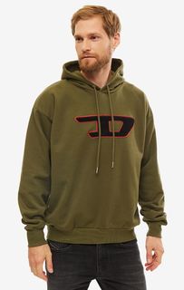 Толстовка мужская DIESEL зеленая