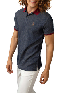 Поло мужское U.S. POLO Assn. G081SZ0110LIMYA VR033 синее S