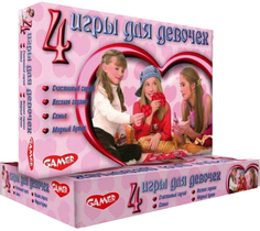 Семейная настольная игра Dream makers 4 игры для девочек 1163Н