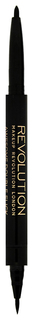 Подводка для глаз Makeup Revolution Awesome Eyeliner Felt and Kohl Black