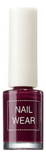 Лак для ногтей THE SAEM Nail wear 18, Redbean Brown 7мл