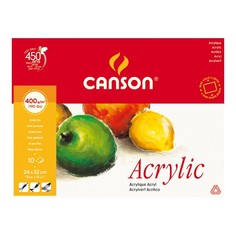 Canson Альбом для акрила Canson Фин 24x32 см, 10 листов