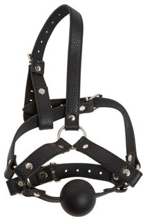 Кляп-намордник с фиксацией на голову Head Harness Орион