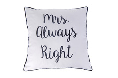 Декоративная подушка Hoff Mrs, Always Right