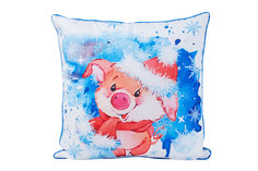 Декоративная подушка Hoff Snowpig 38х38 см