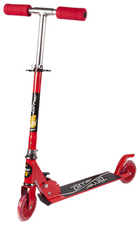 Самокат Zilmer Zl-80 складной, 12 см + 2 лыжи, 61,5х80 см Красный