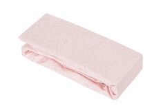 Простыня на резинке розовый Deluna Орнамент