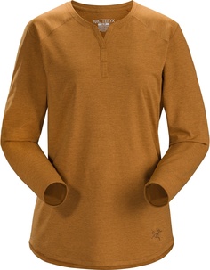 Футболка Arcteryx Kadem Top LS женская светло-коричневая M Arcteryx