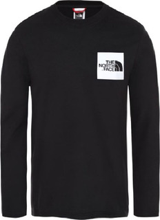 Футболка The North Face L/S Fine Tee мужская черная XL