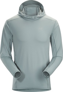 Футболка Arcteryx Phasic Sun Hoody мужская светло-серая XL Arcteryx