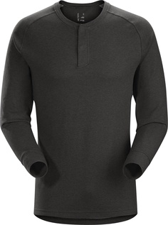 Футболка Arcteryx Sirrus LS Henley мужская черная XL Arcteryx