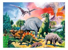 Пазл ravensburger «среди динозавров» xxl 100 элем.