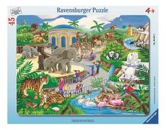 Пазл ravensburger «прогулка по зоопарку» 45 элем.