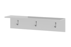 Вешалка настенная ТриЯ Ингрид белый глянец Triya