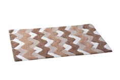 Коврик для ванной комнаты 60х100 см Hoff Волны