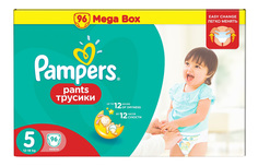 Подгузники-трусики Pampers Pants 5 (12-17 кг), 96 шт.