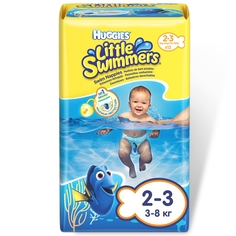 Подгузники Huggies Huggies Little Swimmers (3-8 кг), 12 шт.