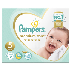 Подгузники Pampers Premium Care 5 (11-16 кг), 64 шт.