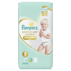 Трусики Pampers Premium Care 5 (12-17 кг), 52 шт.