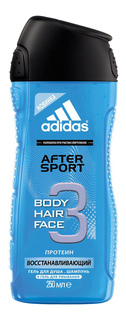Гель для душа Adidas After Sport 250 мл для мужчин
