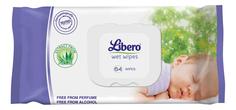 Влажные салфетки Libero Wet Wipes сменный блок, 64 шт.