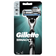 Мужская бритва Gillette Mach3 с 1 сменной кассетой