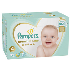 Подгузники Pampers Premium Care 4 (9-14 кг), 82 шт.