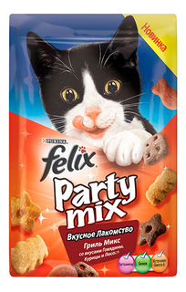Лакомство для кошек FELIX Party mix Гриль Микс