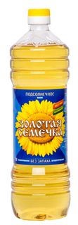 Масло подсолнечное Золотая Семечка рафинированное 1 л