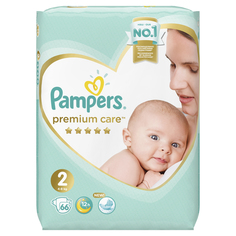 Подгузники Pampers Premium Care Mini (4-8 кг) 66 шт.