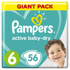 Подгузники Pampers Active Baby-Dry Extra Large (13-18 кг) 56 шт.