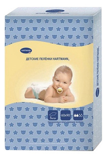 Пеленки для детей Hartmann (90x60 см), 5 шт.