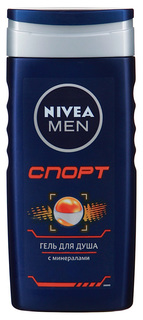 Гель для душа NIVEA Спорт 250 мл для тела и волос