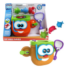 Игрушка для ванны 1 TOY "Корзинка рыбака"