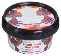 Крем для тела Natura Siberica Crazy Animals Fresh-крем Ягодный смузи 180 мл
