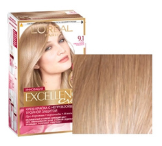 Краска для волос L`Oreal Paris Excellence 9,1 очень светло-русый пепельный
