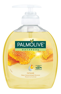 Жидкое мыло Palmolive Питание Мед и увлажняющее молочко 300мл