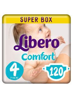 Подгузники Libero Comfort Size 4 (7-14кг), 120 шт.