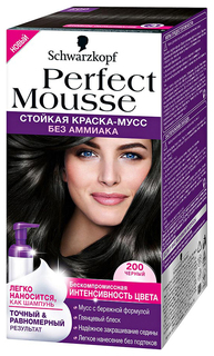 Краска для волос Schwarzkopf Perfect Mousse 200 Черный