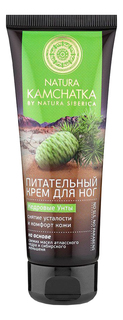 Крем для ног Natura Kamchatka Кедровые унты Снятие усталости и комфорт кожи 75 мл