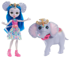 Игровой набор Enchantimals с куклой Ekaterina Elephant & Antic FKY72 FKY73