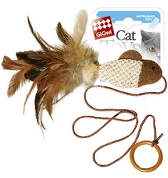 Игрушка для кошек Gigwi, Текстиль, с кольцом